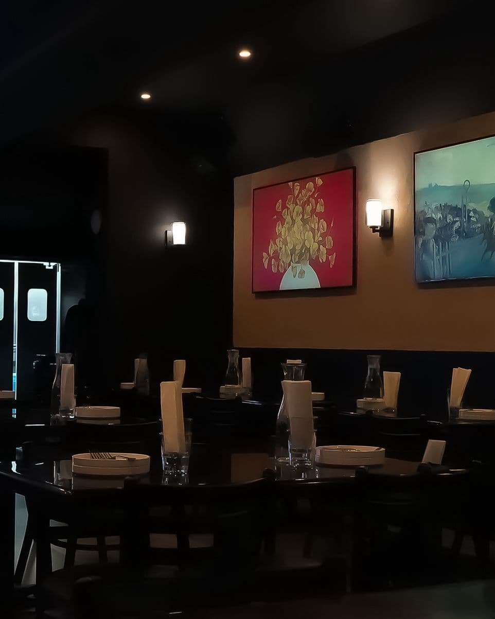 BHI Thursdays dining room set for dinner and private events